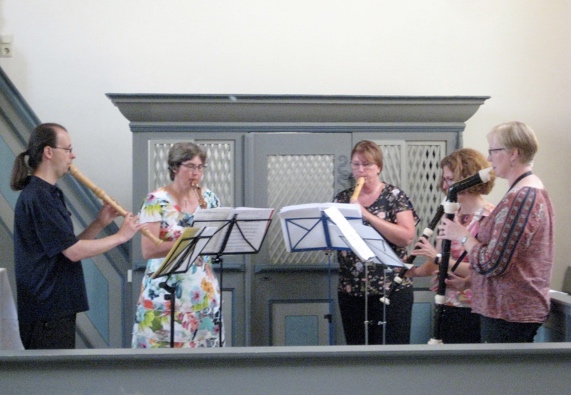 Das Flötenquintett begann mit Mozart. Foto: Anja Krollmann